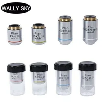 

Infinity Plan Achromatic Objective Lens for Biological Microscope 4X 10X 20X 40X 60X 100X Optical Professional Objective