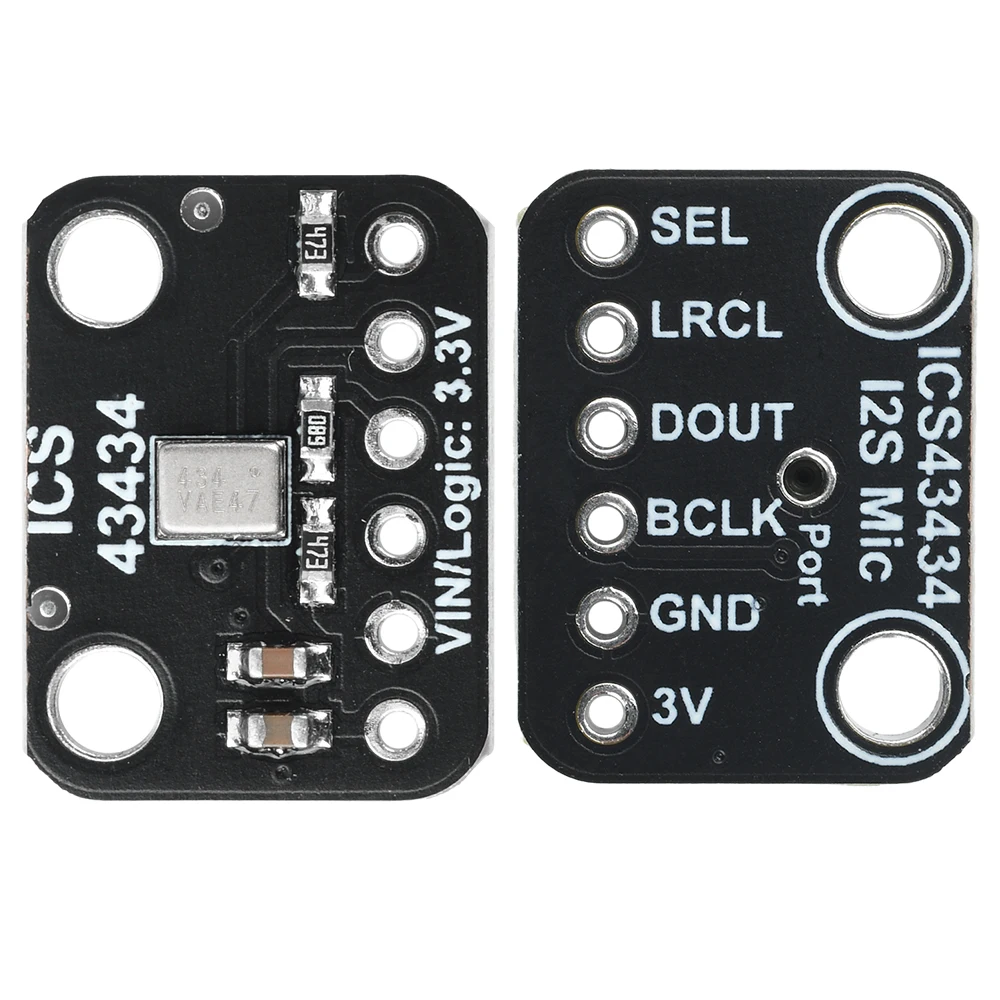 ICS-43434 MEMS Digital Microphone Module I2S DC 1.5V-3.6V Mini