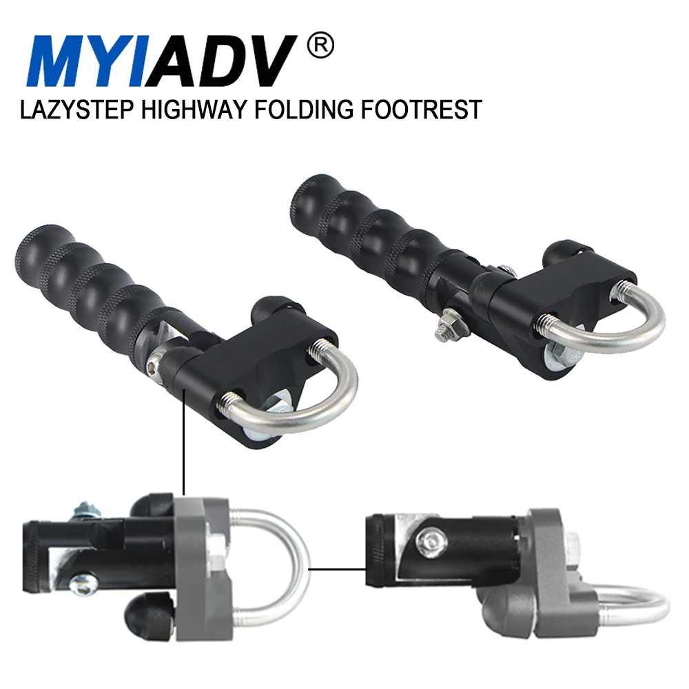 

22-28MM Bar Lazystep Highway Folding Footrest For KAWASAKI VERSYS 650 ABS/LT VERSYS650 KLE650 KLR650 VERSYS-X300 VERSYS-1000 SE