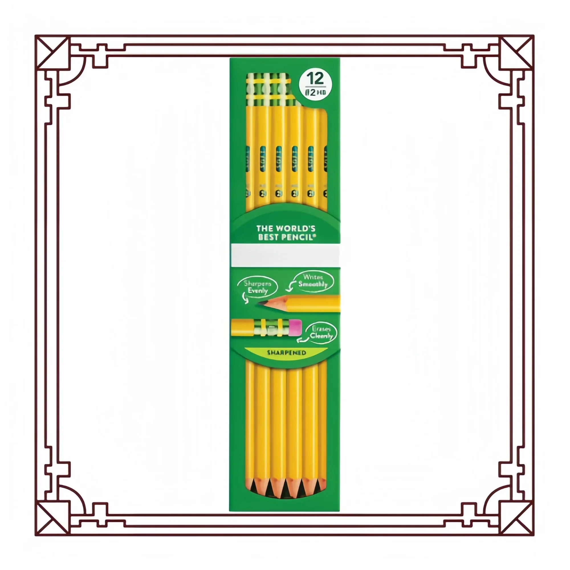 Pre-Pre-Sharpened 2HB Wooden Pencils 2