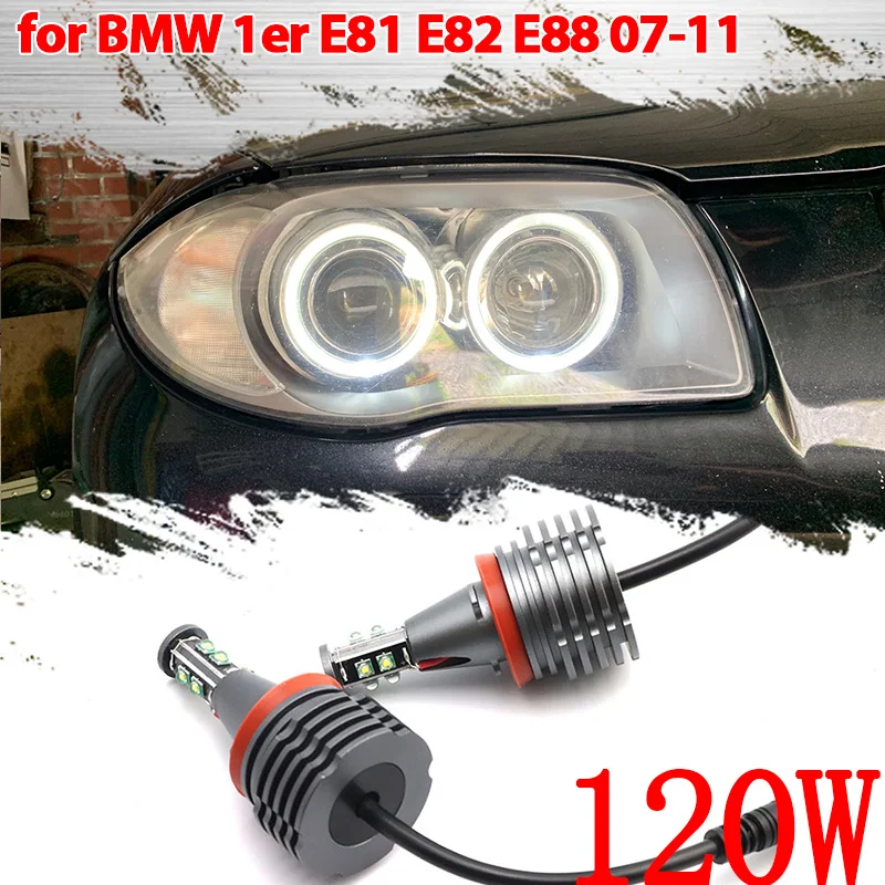 

Белые светодиодсветодиодный кольцевые галогенные лампы Angel Eye без ошибок для BMW 1 серии E81 E82 E88 116i 116d 118i 120i 120d 130i 2007-2011