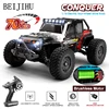1/16 Brushless Rc Car With LED Lights 2.4G Remote Control 4x4 Off Road Drift Cars Monster Truck for Kids Toys VS WLtoys 124016 1