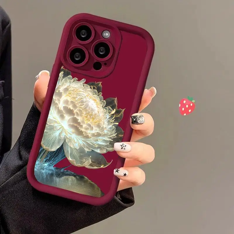 Artistic Floral Rose Oil Painting Phone Case Cover