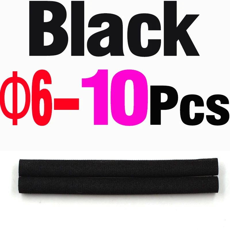 6mm 10Pcs Black