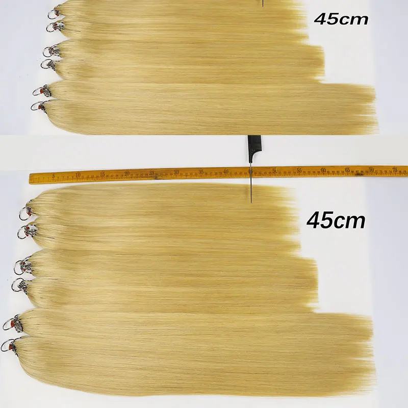 Blonde Colored 100% Human Hair Feathers For Hair Extensions 200pcs/Lot 18-24inch Straight Long Feather Extension For Women