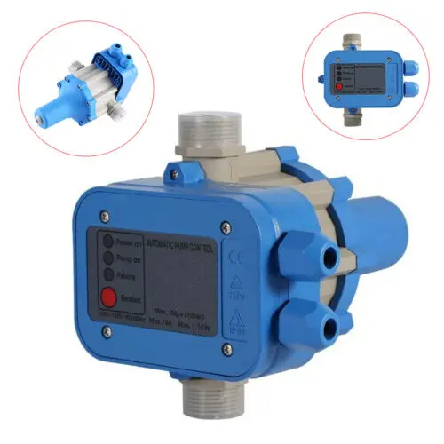Automatischer Pumpenregler 1,1 kW 10 Bar Trockenlaufschutz für Wassersysteme 220 V