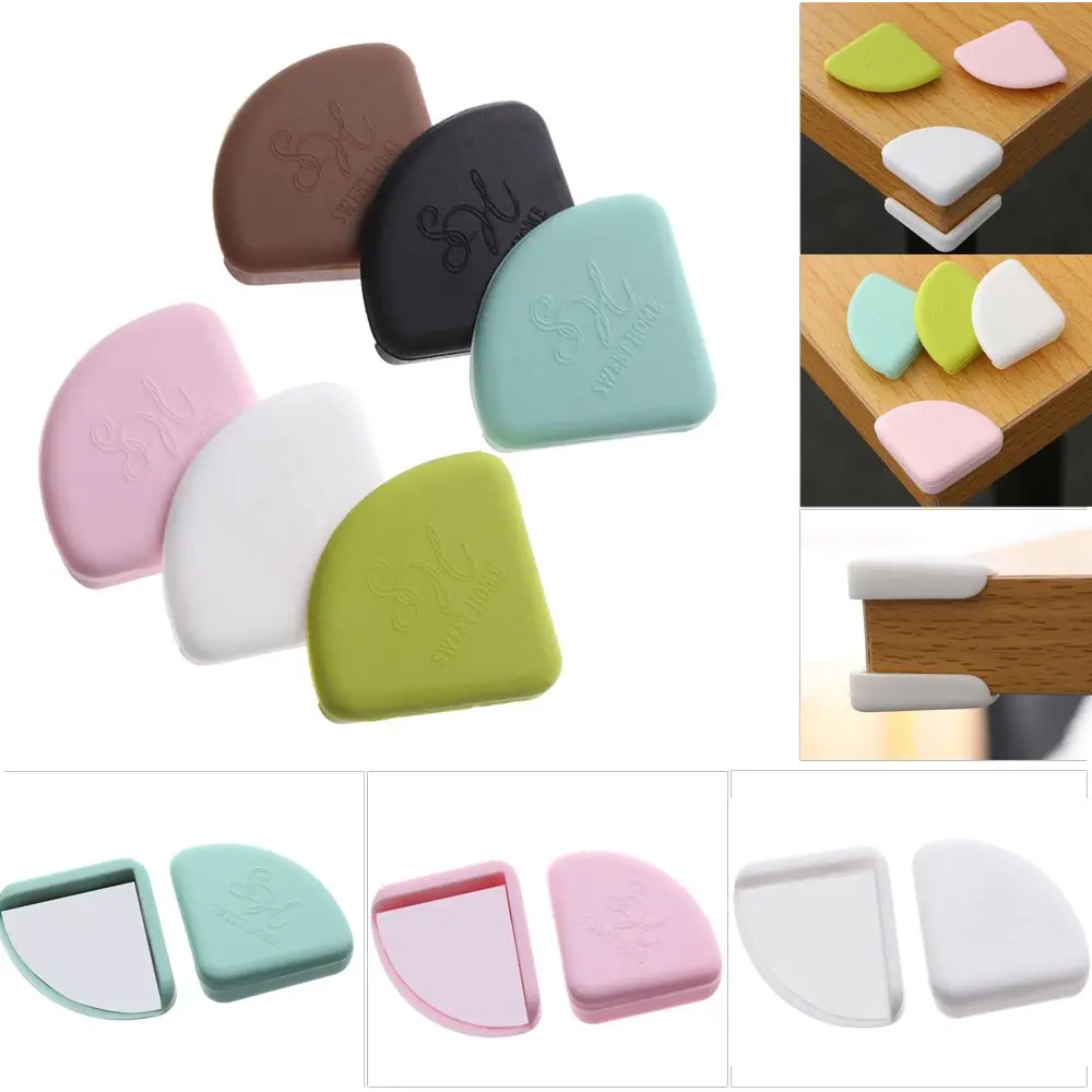 1/4pcs  Desk Safety Corner Guards Anticollision Strip Table Corner Protector Edge Protection