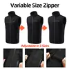 Fleece Heated Vest Men Usb Rechargeable Electric Self Heating Vest Women Warming Heated Jacket Outdoor Hunting Heating Clothing 6