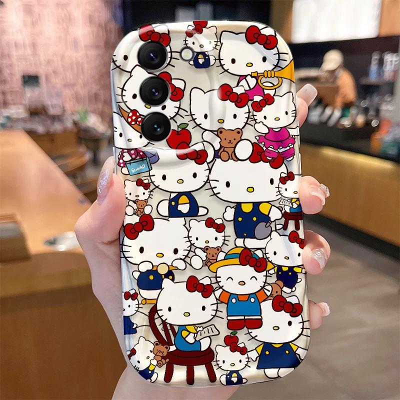 thumbnail image 1 of Funda de Hello Kitty para Samsung Galaxy, A33, A32, A31, A30, A20, A24, A23, A22, A21S, A20S, A14, A13, A12, 5G, A10S, A04E, A04, 4G, A03 Core Cover, 1 of 4