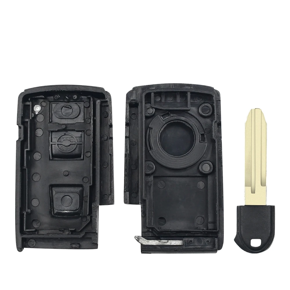 KEYYOU 스마트 원격 키 쉘 케이스 Fob For Toyota 2004 2005 2006 2007 2008 2009 Corolla Verso Camry 2 버튼 교체