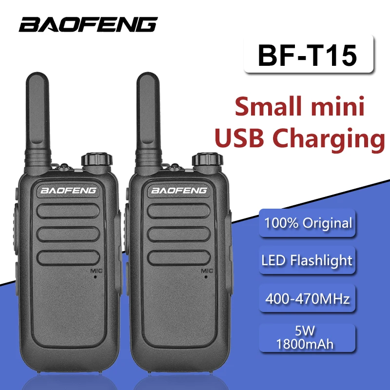 Baofeng-BF-T15-Long-Range-Walkie-Talkie-Two-Way-Radio-Channel-USB ...