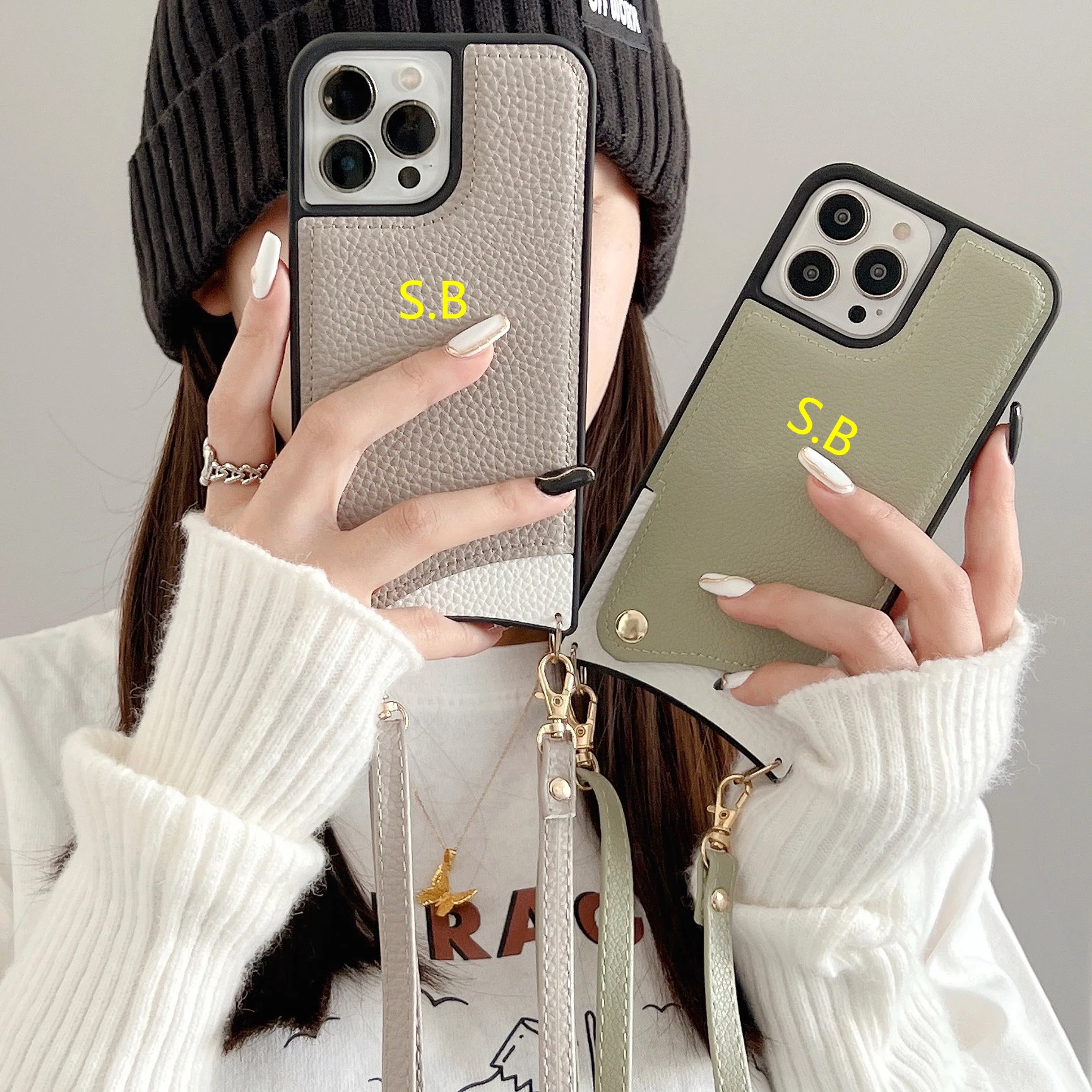 Luxury Designer Brand Phone Cases For IPhone 14 Plus 14 Pro Max 13Promax  12Pro 11 XR XSmax 7 8Plus 6S Girl Square Fur Mobile Cover Fashion PU  Leather Case With Strap From Bluetooth_case_kt, $7.03