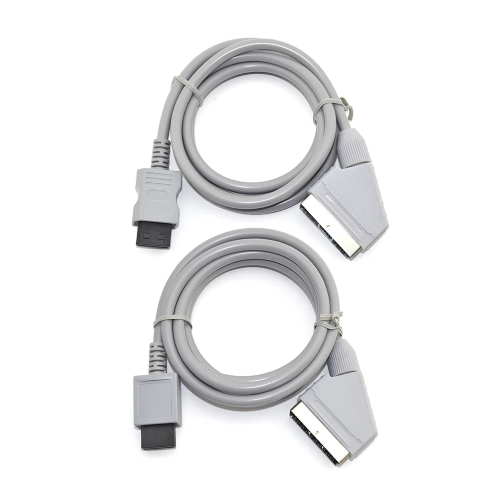Spina Usa/Ue Cavo Scart Rgb Cavo Video Hd Hdtv Per Gioco Console Wii