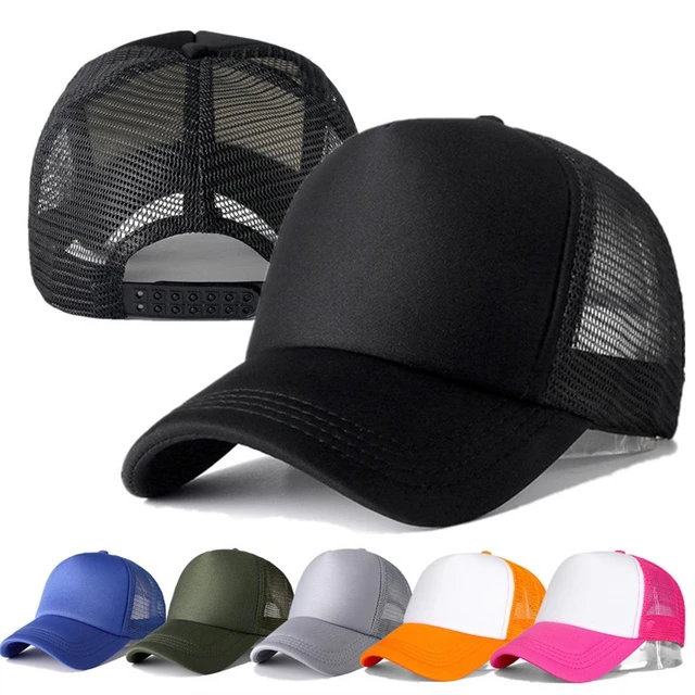Summer Mesh Baseball Cap Men Women Casual Breathable Outdoor Fishing Hat  Snapback Trucker Caps Adjustable Sunscreen Visor Hats - AliExpress