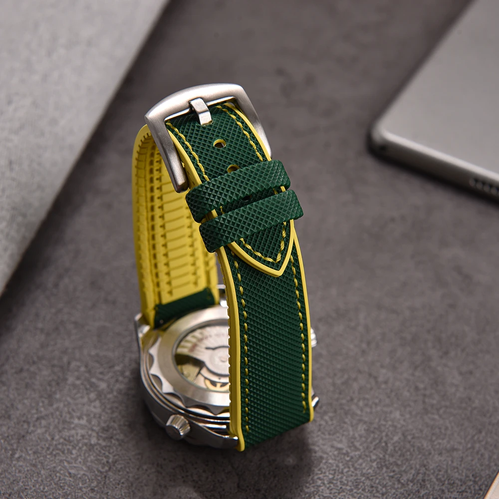 Waterproof Canvas Nylon Rubber Strap for Men's Accessories, Available in Multiple Sizes