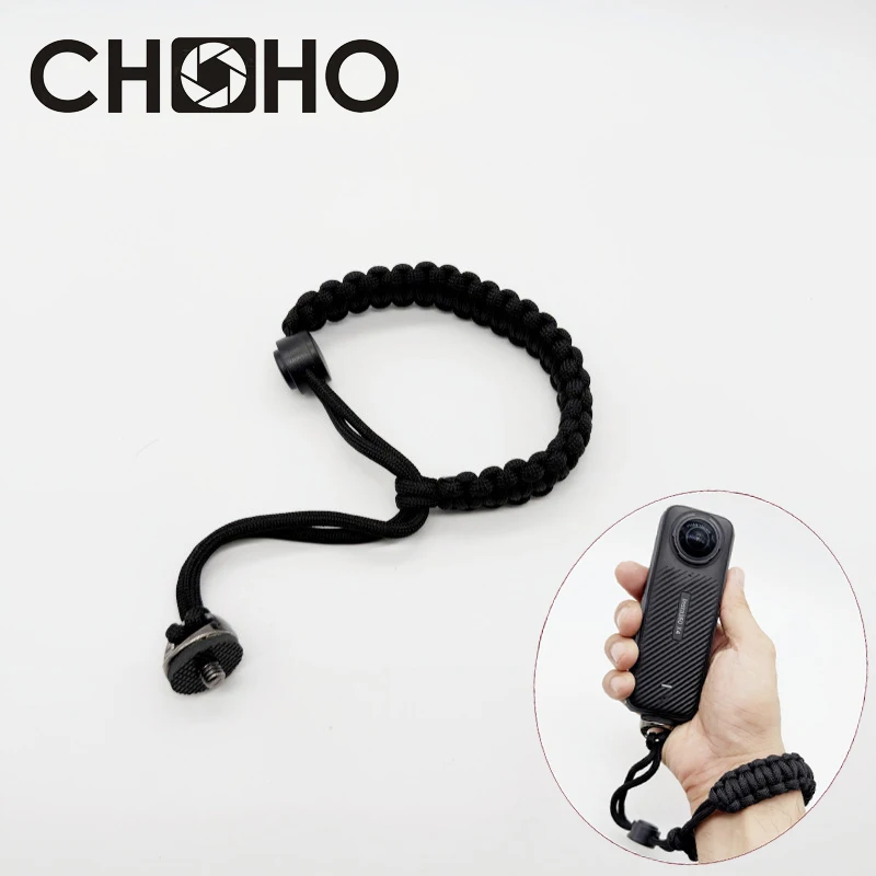 Dragonne Anti-perte + Vis 1/4 pour GoPro 13 12 11 10 9 DJI Insta360