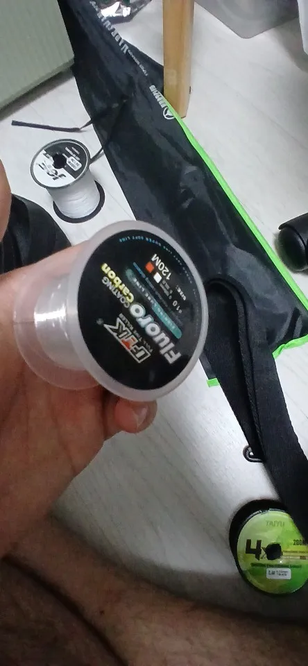 FTK 120m Fishing Line 0.2mm-0.6mm 7.15LB-45LB Fluorocarbon Coating Treatment Process Carbon Surface Nylon Molecules photo review