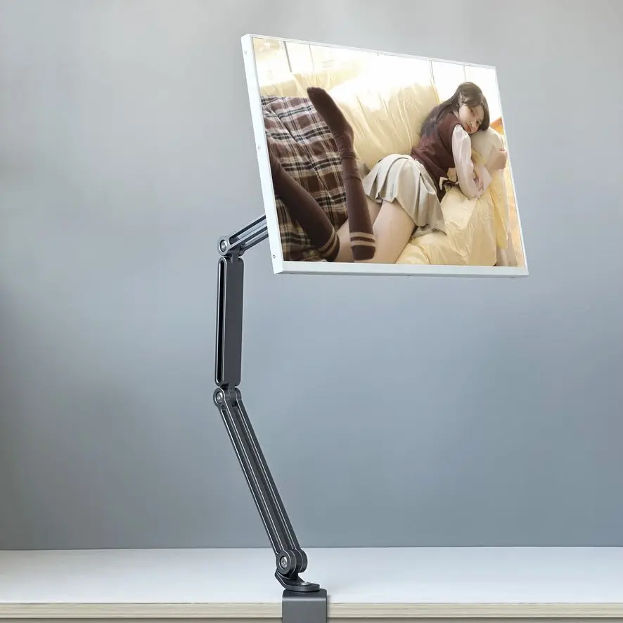 Suporte Portátil do Monitor com Adsorção Magnética do Vácuo Inteligente Nenhuma Perfuração Exigida Suporte de Exibição Ajustável da Liga de Alumínio - Imagem 4