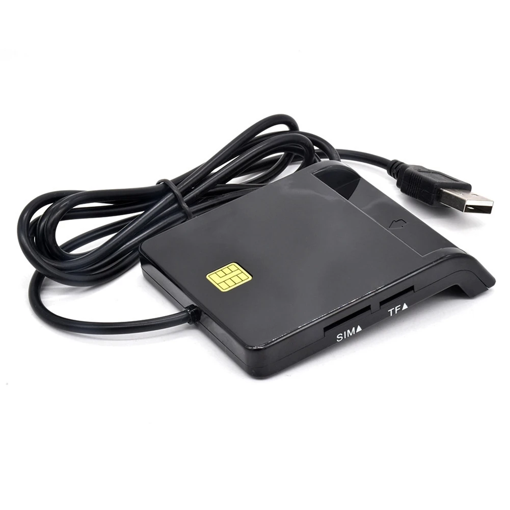 

USB устройство для чтения смарт-карт памяти ID Bank EMV Electronics DNIE days Sim-разъем адаптер подходит для компьютерных аксессуаров
