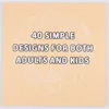 Food Drinks and Desserts Coloring Book for Adults and Kids Easy to Color Designs 40 Pages Fun Gifts for Parties and Exchanges 3