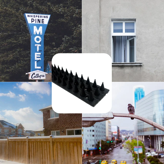 Műanyag Madár Tüske Falkerítés Tüskék Udvari A Hegymászás Elleni Biztonsághoz Falablak Korlát Kerti Készülékek - Image 5