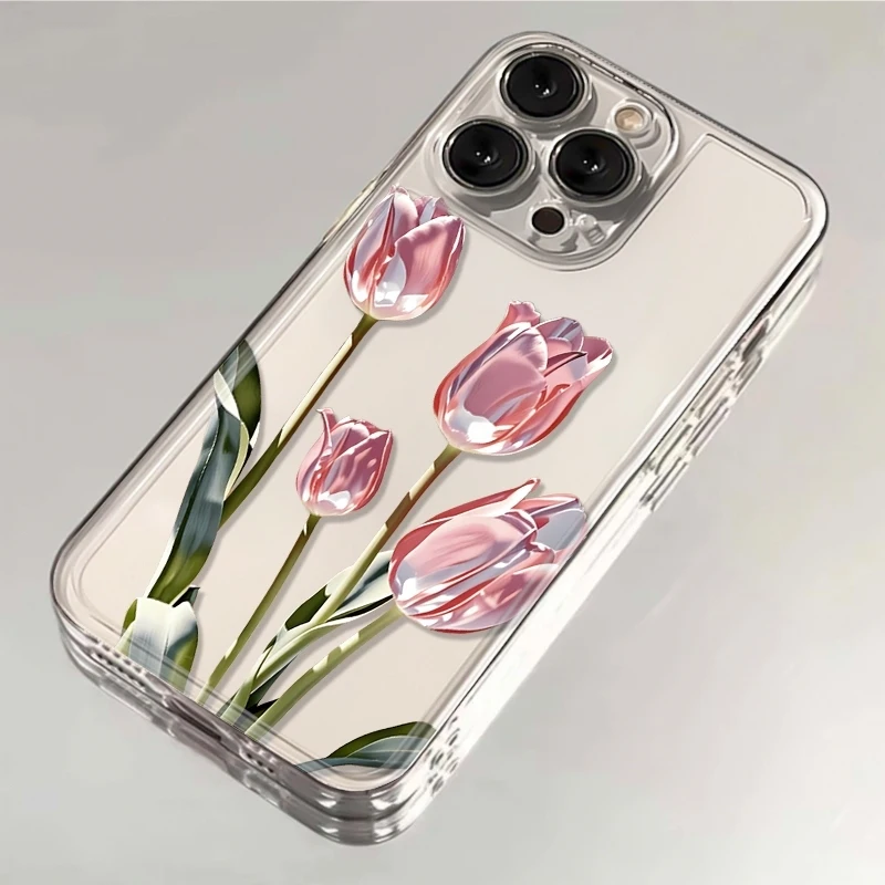 Tulip Pattern Summer Phone Case