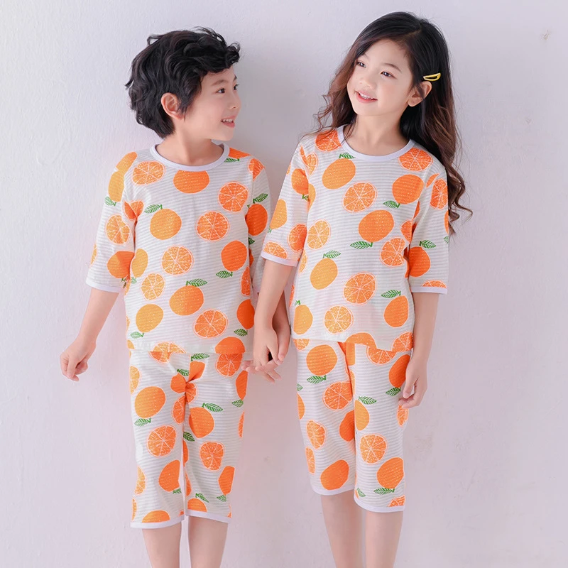 top Sleepwear & Robes Fashion Children Pajamas Animal Cartoon Sleepwear Kids Clothes Set Summer Pyjamas Kids Toddler Baby Sleepwear For Boys Girls adonna nightgowns	