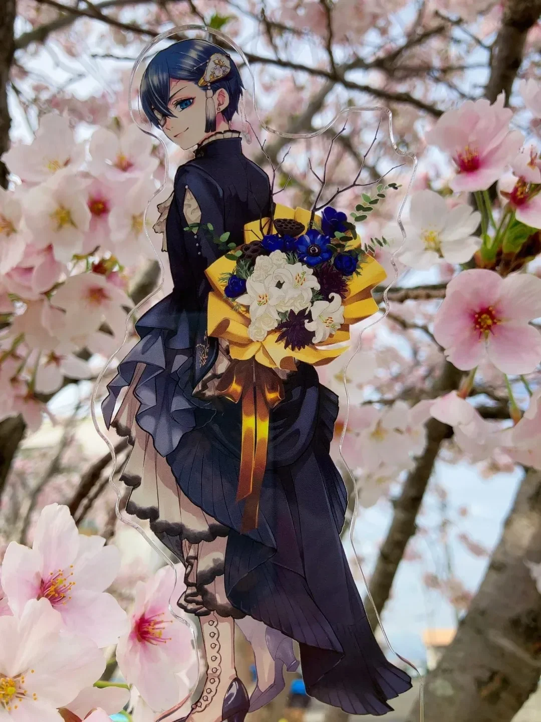 黒執事アニメグッズシエル・セバスチャン花束フラワーシリーズアクリル