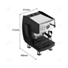 GZZT CM-808 9Bar Commercial Semi-automatic Coffee Machine ULKA Pump 3 Boilers PID Temperature Control Espresso Coffee Maker 220V 5
