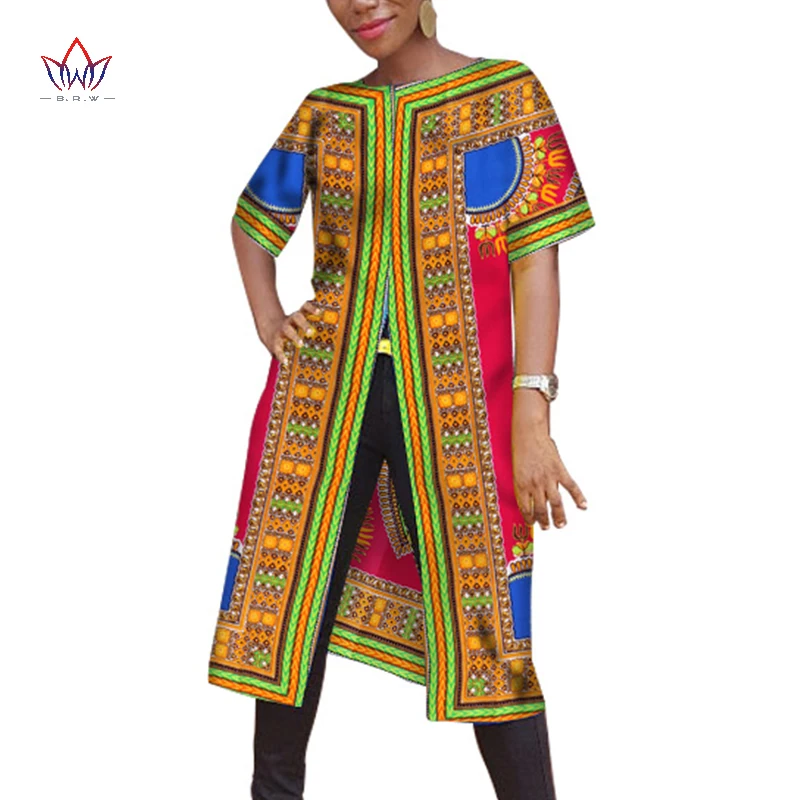 Ankara Women African Traditional Clothing Tees Fashions Tops Dashiki