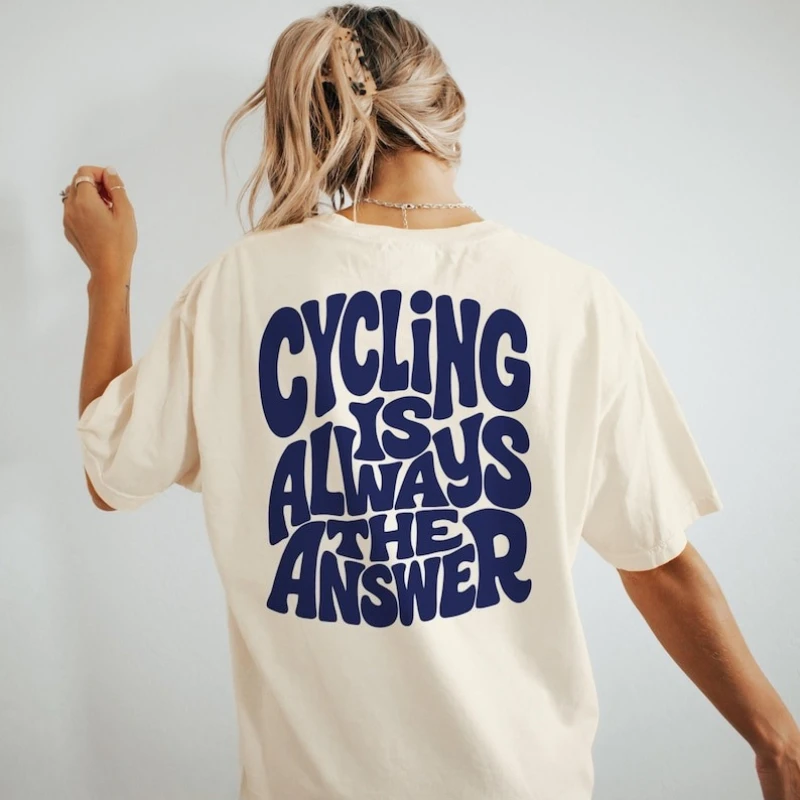 Cycling Lover Gift Retro Cycling Tee Cyclist Gift Vintage Bike Rider Shirt Funny T-Shirt Road Bike Lover Top  Oversized T Shirt