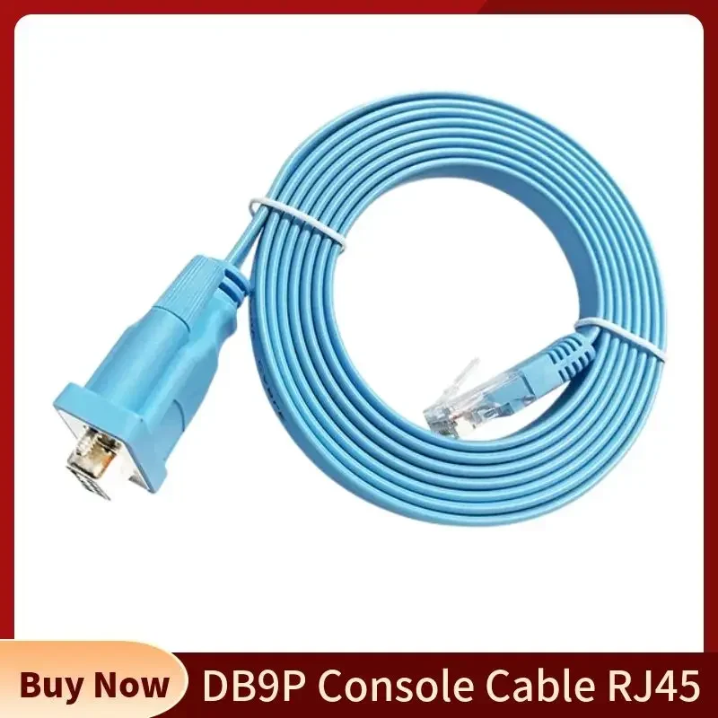 Cavo Console Db9P Connettore Rj45 Da Ethernet A Porta Rs232 Db9 Router Seriali Cavi Di Rete Per Router Switch Cisco Blu 1.8M