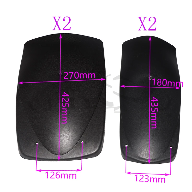 4PCS Go kart Front Rear fender for 125cc 150cc 250cc KINROAD ROKETA SUNL HAMMERHEAD SAHARA ATV Quad