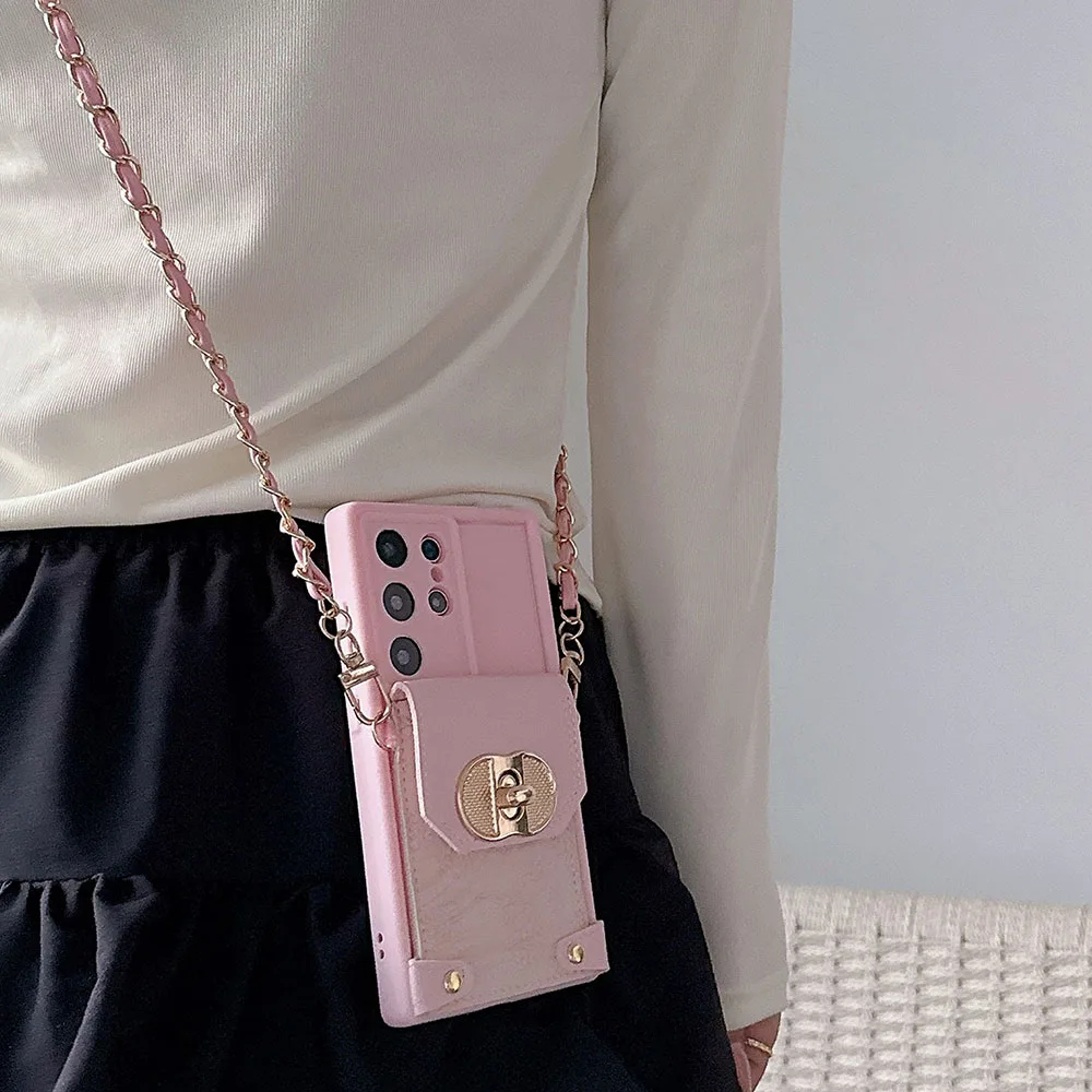 Crossbody Wallet Card Phone Case with Soft Cover