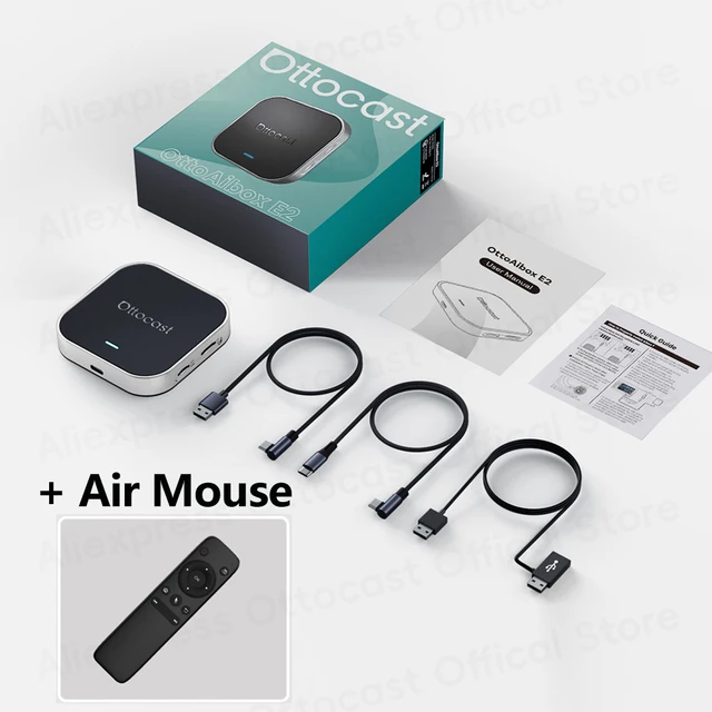 Ottocast E2 Android13搭載AI Box 27,890 OTTOCAST Ottaibox E2 Android 13 Wireless CarPlay Android Auto AI