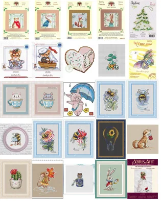 Animali Di Natale Cross Stich Ricamo Set Disegno Elettronico Cross Stich Kit Cucito