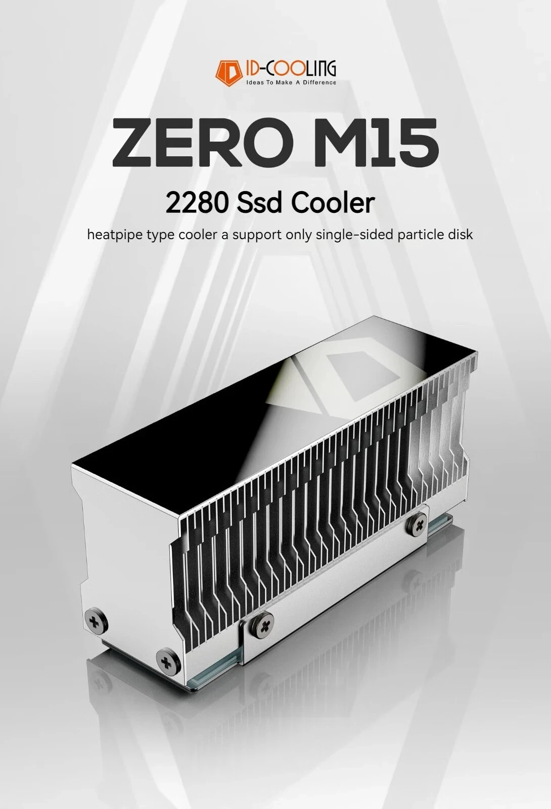 ID-COOLING ZERO M15 M.2 Solid State Heat Sink Nvme 2280 Radiator M.2 SSD Cooler