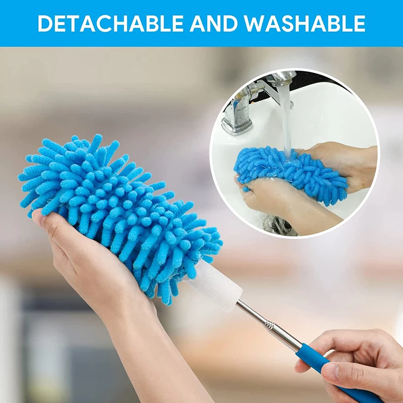 Retractable Microfiber Duster Brush Cleaning Tool Retractable Duster Microfiber Duster Brush Microfiber Dust Brush Telescopic Duster Brush Telescopic Dust Brush Telescopic Dust Remover