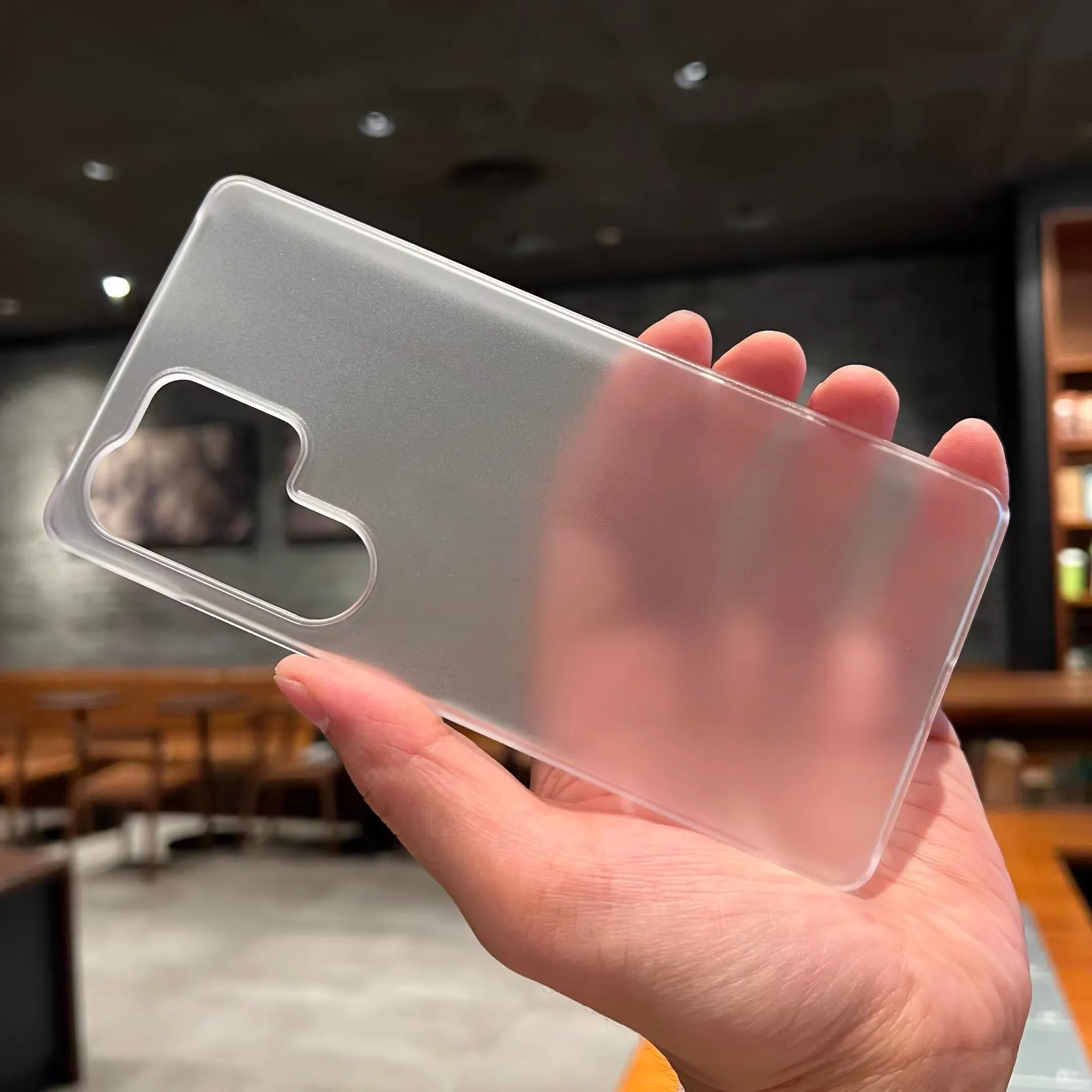 Ultra Thin Translucent Frameless Sandstone Hard Case - Matte PC Slim Cover