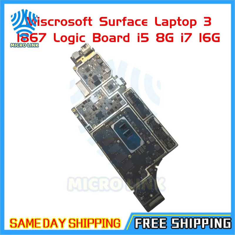 Original Motherboard for Miscrosoft Surface Laptop 3 1867 Logic Board i5 8G i7 16G Main |