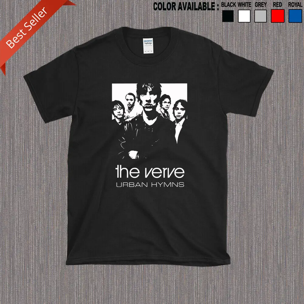 the verve tシャツ　Mサイズ 新しいverveクラシックTシャツ、ロック代替の英国バンド、都市