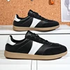 Outdoor Hot Sale Walking Shoes Male Flats Leather Mens Vulcanize Shoes Handmade Design Sneakers Comfortable Man Casual Shoes