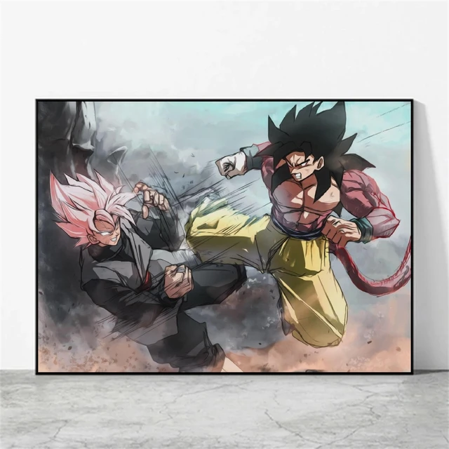 Quadro Dragon Ball Z Goku Mangá Anime Gohan Vegeta Majin Son