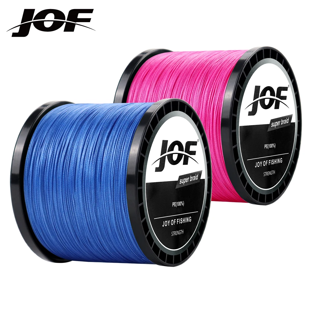Jof X8 Lenza Intrecciata 8 Fili Multicolor Multifilamento Acqua Salata Pe Line 1000M 22 31 41 50 61 72 88 Lb