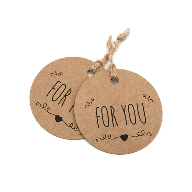 Custom Kraft Tags, Kraft Paper Tags, Kraft Paper Tags With String