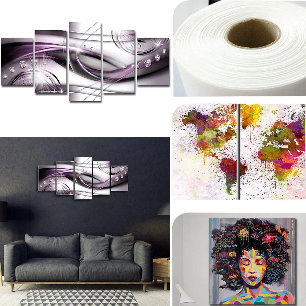 

Durable Home Canvas Painting Wall Paintings Unframed Vivid 5pcs/set Artistic Atmosphere Environmental Protection