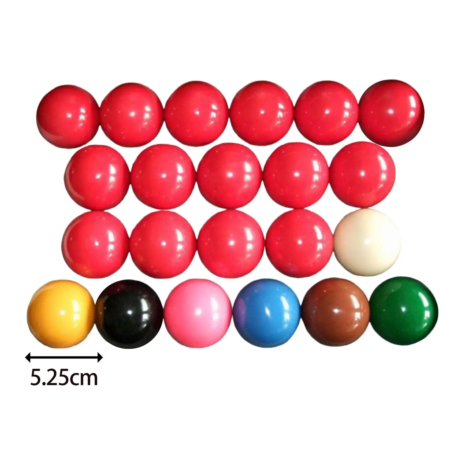 Snooker Balls 52.5mm/2.07in 2 1/16 Professional English Billiards Balls Resin