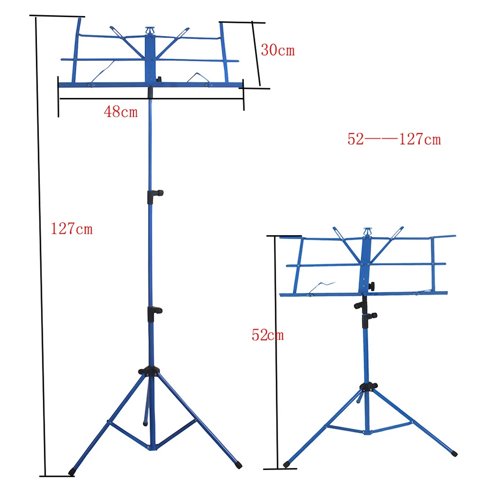 Supporto per leggio pieghevole supporto per supporto musicale per treppiede  regolabile in altezza con borsa per il trasporto per strumento musicale in  lega di alluminio - AliExpress