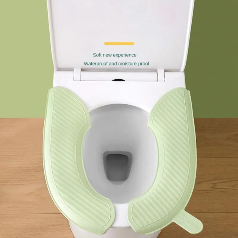 Waterproof Toilet Seat Multicolored Four Seasons General Toilet Seat Cushion Erasable Waterproof Cushion Washable Eva