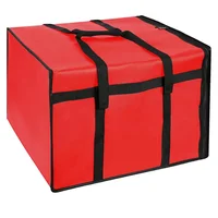 1pc Pizza Delivery Bag Waterproof Non-woven Fabric Insulated Pizza Delivery Bags Grocery Food Bag Portable Replacement Parts 2